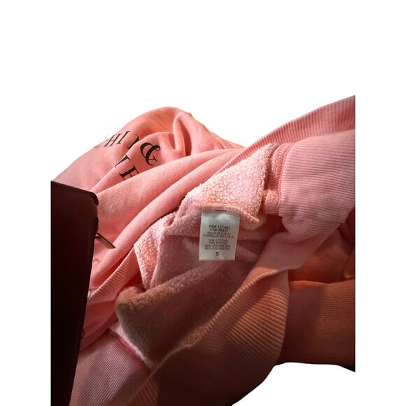 Wildfox "Chips & Salsa Diet" sweatshirt in pink. Size Small - Picture 5 of 5